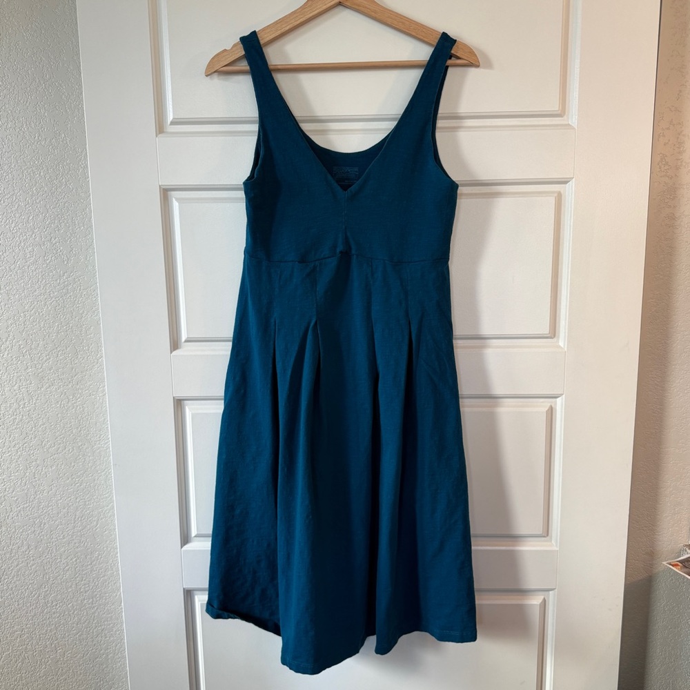 Patagonia Teal Blue Sleeveless Mini Dress